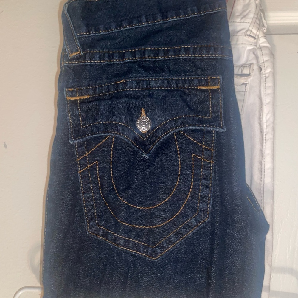 True religion brand blue jeans